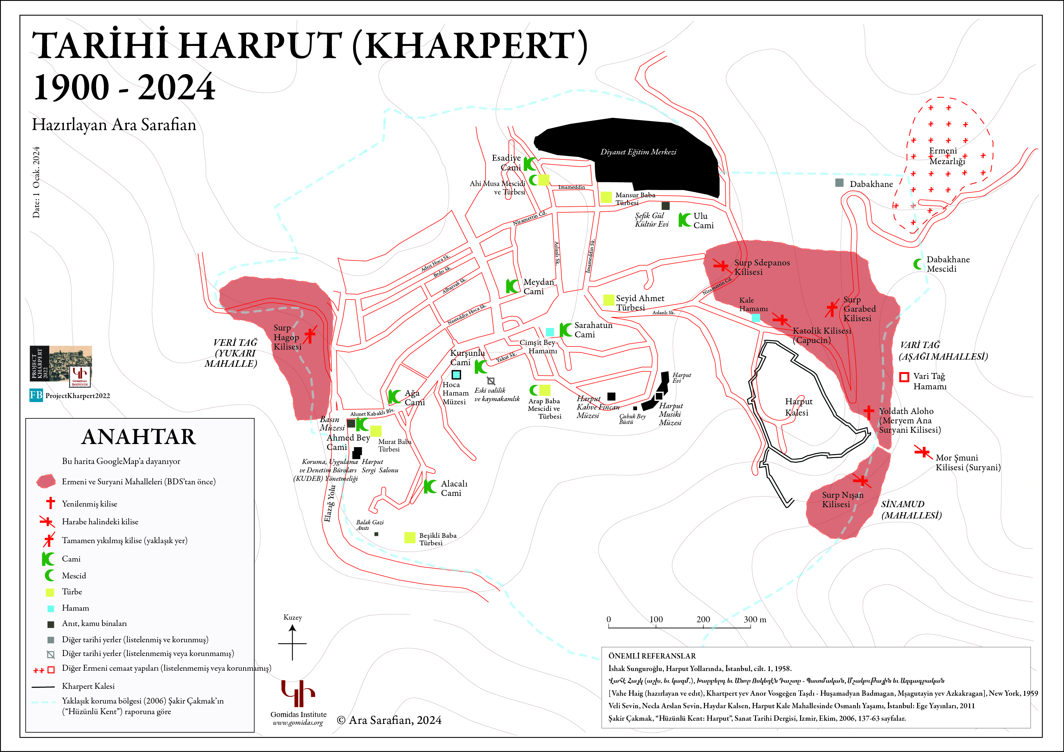 Tarihi Harput (Kharpert), 1900-2024